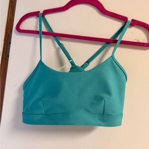 ALO Yoga Turquoise Airlift sports bra